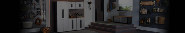 Gladiator® Flex Cabinet System in garage.