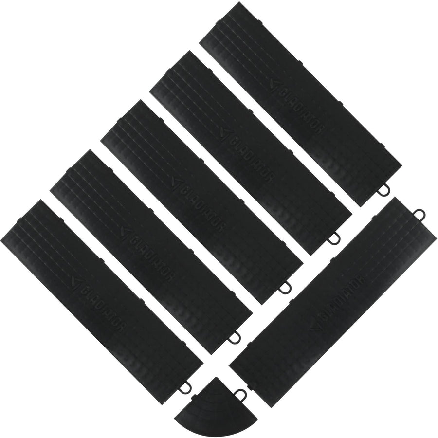 Black Edge Trim - Male (6-Pack + 1 Corner)