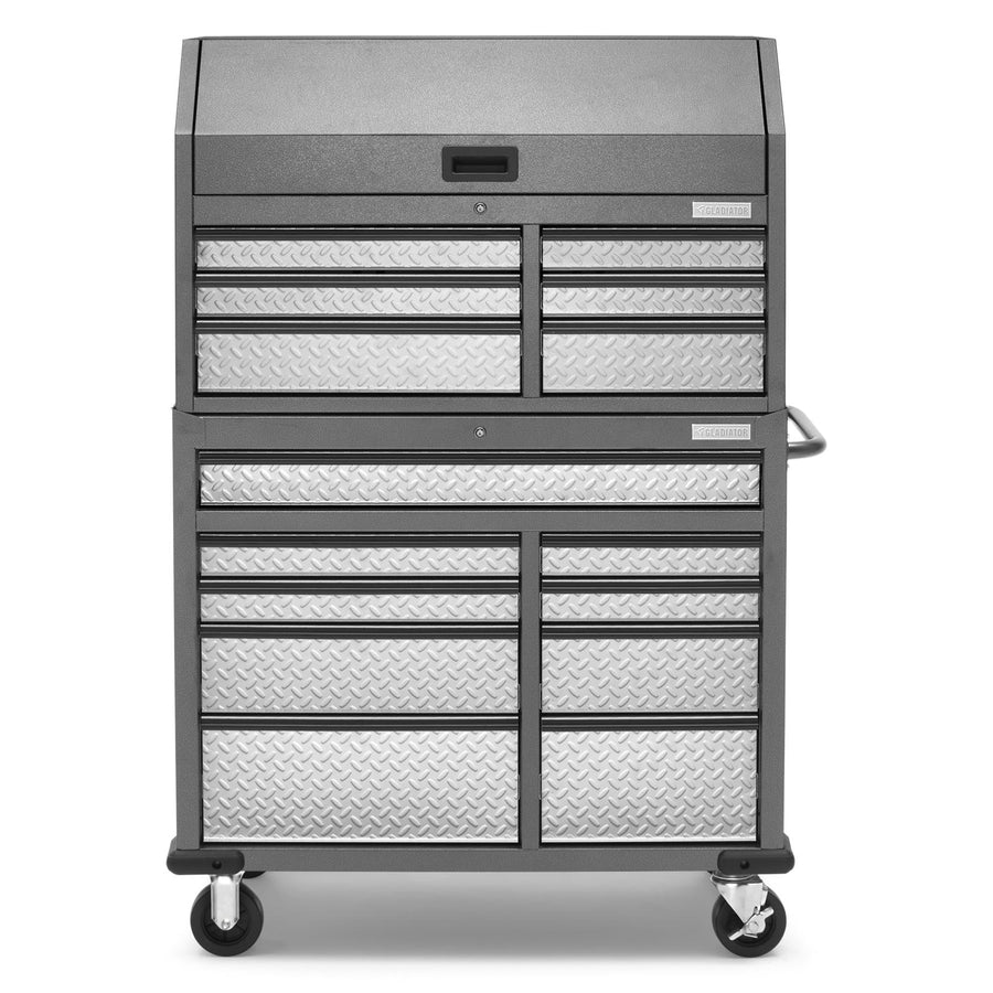 Premier 41 inch 15-drawer Mobile Tool Chest Combo